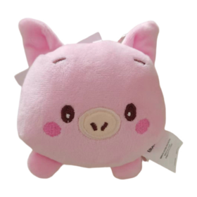 Porte-clés cochon 100 % polyester
