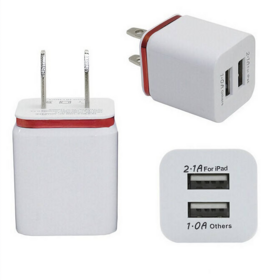 Adaptador de carregador de parede USB duplo de 2 portas para viagem com preço de fábrica PD18W Carregador de parede USB para telefones móveis Tomadas EU US UK