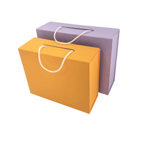 Customized magnetic folding packaging box clothing shoes cosmetics gift box custom logo