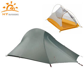 OEM Leichtes Ultraleichtes Doppelwandzelt mit Aluminiumstangen, wasserdicht, Camping für 2 Personen, Wandern, hergestellt in China