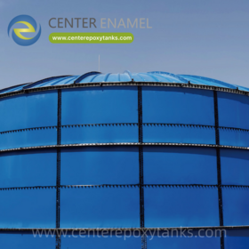 Fusion Bonded Epoxy Tank for Chemical Wastewater Treatment: Built with a superior coating to resist chemical attack