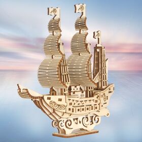 Wooden Toy Manufacturer-3D Wooden Puzzle Ship-DIY Assembly Toys 3D wooden Ship-Education & Learning Toys Wood Ship for the kids
