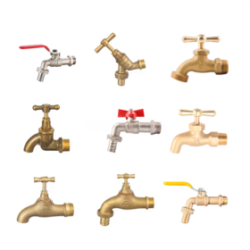 China Manufacturer High Quality Bathroom Faucet Tap Bibcock for Water Supply