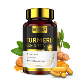 Clean Label Turmeric Curcumin Capsules Joint Support Supplement Wholesale