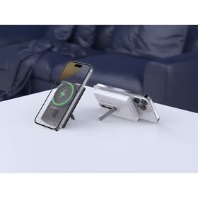 MagGo Power Bank, Ultraschlanker 10.000mAh Magnetischer Akku, Ultraschnelles MagSafe-kompatibles Ladegerät, Ergonomisches Design