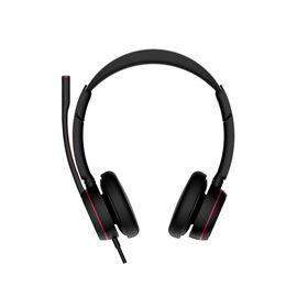 Auriculares USB OEM com Microfone e Cancelamento de Ruído, Estéreo para Computador, para Empresas, Skype, UC, Softphone, Call Center