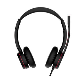 Casque USB haut de gamme OEM ENC à réduction de bruit pour centre d'appels, compatible avec Microsoft Teams et Skype Entreprise pour centre d'appels