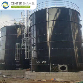 Glass Fused Steel Storage Tank for Stormwater Retention Basin with Weatherproof and Leak-Proof Construction Technology