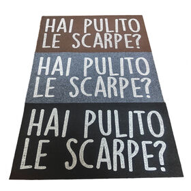 Alfombra de entrada para sala de estar con serigrafía de venta directa de fábrica - Alfombra de piso antipolvo para el hogar