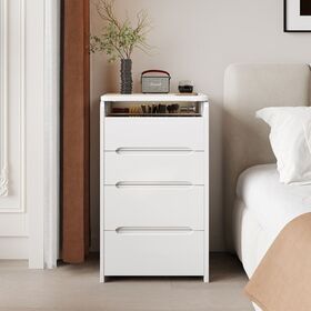 Muebles de Dormitorio Tocador Blanco con Espejo para Maquillaje al Alcance de la Mano, Tocador Bien Organizado - Exportador