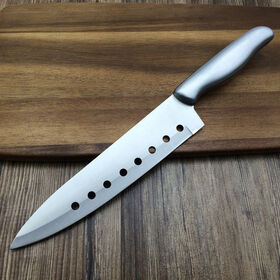 Cuchillo de chef con mango de acero inoxidable