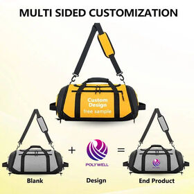 Unisex Custom Duffel Backpack Large Waterproof Oxford Gym Bag for Sports Travel Personalized Logo Text Bag for Men Women for sale