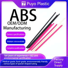 Tubo rígido de PVC de color personalizado, tubo para cables, conducto eléctrico, tubo de plástico rígido, tubo de juguete de PVC con boca redonda engrosada de ABS