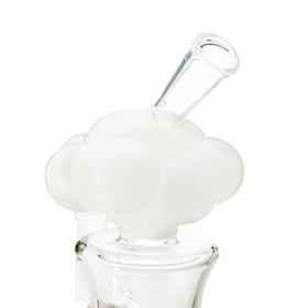 Pipe à eau en verre dépoli nuage en gros pour dab de haute qualité