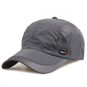 Gorra de béisbol transpirable de secado rápido con protección solar ajustable para actividades de golf al aire libre a precio de fábrica