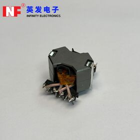 RM10 Horizontal High Frequency Transformer, Customization Acceptable,For DC-DC converters, drive transformer,Surface Mount