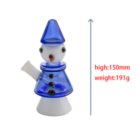 Fabrikgefertigte Schneemann-förmige Glas-Dab-Rig-Wasserpfeife aus Glas im Großhandel