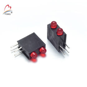 Light emitting diodes for indicator lights in various colors such as red, green, blue, white, yellow green 3*5.1mm two hole lamp