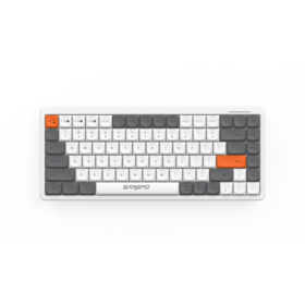 Hero Series Slim Scissor Switches Office Keyboard, Wireless Membrane Keyboard with White Backlight