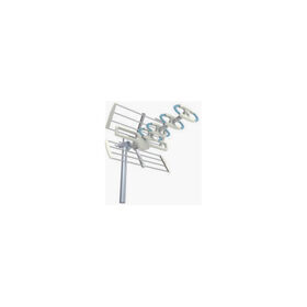 Precio de fábrica OEM ODM proveedor alta ganancia 6 elementos 470-694Mhz antena de TV exterior para recepción de señal digital doméstica