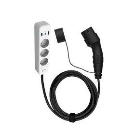 Wholesale Outdoor Type 2 EV charger Gun with Schuko Socket 5m Extension Cable Adapter for Camping