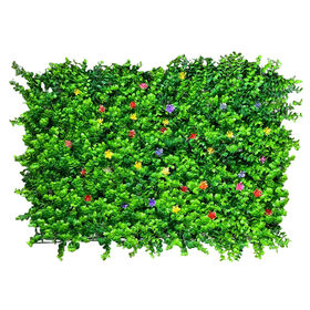 Graspaneele Künstliche Pflanzenwand Grüne Hecke Künstliche Pflanzen und Blumen Wand