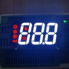 Customized 0.67" 3-Digit Common Anode7 Segment LED Display for Refrigerators