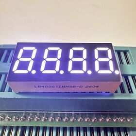 Afficheurs LED 7 segments, 4 digits, anode commune pour équipements industriels
