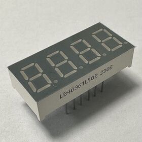 شاشات LED بـ 7 أجزاء، 4 أرقام، أنود مشترك للمعدات الصناعية