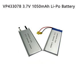 Stable Output VP433078 3.7V 1050mAh Li-Po Battery | OEM Lithium Polymer Battery
