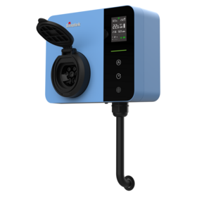 High Quality Wall box Mode 3 22KW Home Car AC Charging Station EV Charger For Electric Vehicle Tuya WiFi 2.4G with Socket for sale