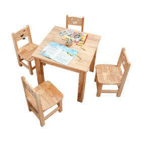 Juegos de Mesa y Sillas de Madera Modernos para Niños OEM 2025, Jardín de Infancia, Guardería, Centro de Cuidado Infantil, Parques al Aire Libre, Gimnasios, Salas de Estar