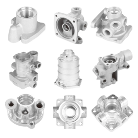 Custom Die Casting Parts Zinc alloy Aluminum alloy shell electronic radiator aluminum shell lamp enclosure All kinds of bottles