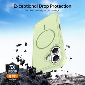 Última Nueva disipación de Calor Deporte de cristal A Prueba de Polvo con Anti-Scratch PC de Grado Militar A Prueba de Golpes Caso Híbrido para el iphone 17