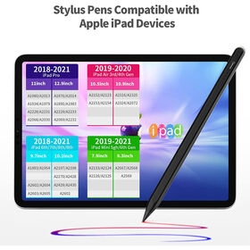 Alta Qualidade CE ROHS Caneta Stylus de Carregamento Magnético Design Smart Pro Pen Preto para iPad Pro 2018-2025