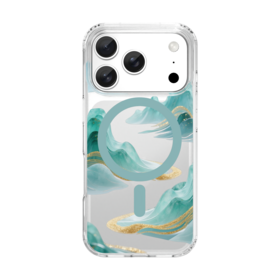 Nuevo deporte magnético IMD cristal dorado de moda proceso diseño teléfono caso para IPhone17 Pro Max