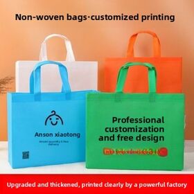 Customized reusable non woven bag / PP shopping bag, tote bag, printing non-woven tote bags, shopping cloth bag with handle