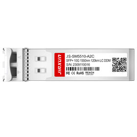 JIAXUN JS-SM5510-A0C 10.3Gbps SFP+ Transceiver, Single Mode, 60km /80km/100km/120km Reach 1550nm Single mode dual strand duplex LC