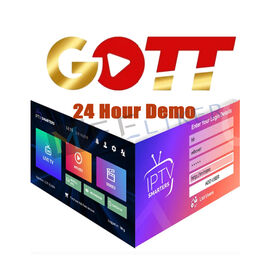 Demostración gratuita de 24 horas de suscripción a OTT IPTV, 12 meses de IPTV m3u, servidor de IPTV