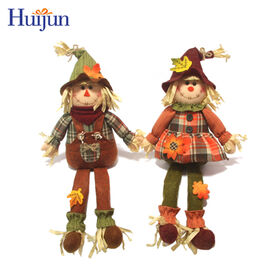 Lovely Baby Toys Gift Crafts Thanksgiving Harvest Boy and Girl Scarecrow for Wall Hanging Decorations
