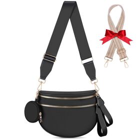 Fábrica Personalizada Fanny Pack Checkered Impressão Nylon Bum Bag Viagem Saco Peito Moda Crossbody Bag para As Mulheres