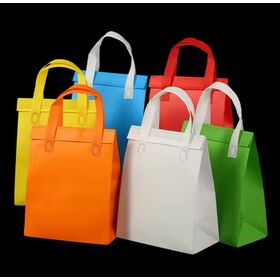 Bolsa desechable no tejida para llevar con revestimiento de papel de aluminio, bolsa de entrega con aislamiento térmico para alimentos y bebidas frías y calientes