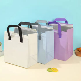 Sac isotherme personnalisé portable et durable, sac isotherme non tissé, sac à déjeuner isotherme réutilisable, sac à main à emporter robuste et jetable