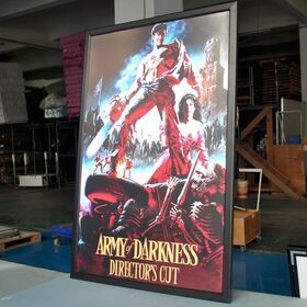 A1A2 LED لوحة lightbox إطارات بإضاءة خلفية إطار ملصق الفيلم عالية الجودة ليد إطار المفاجئة للسينما