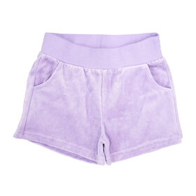 Shorts tendance et sexy à taille élastique pour femmes ; shorts courts avec poches en velours et strass
