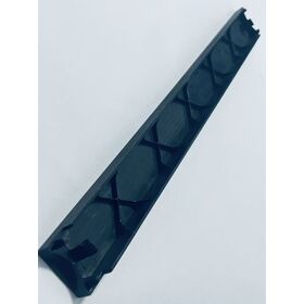 ROHS-konformes 1U-ABS-Panel mit erhöhter Steifigkeit für sichere Serverschrankinstallation, schwarze Ausführung