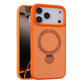 Funda Oficial Magsafe Meta Holder con Cordón para iPhone 17 Pro Max 17 Air 16 15 Pro 14 - Carcasa Magnética con Parachoques Trasero