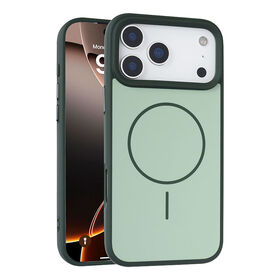 New Solid Color Frosted Hard PC Magnetic Wireless Charging Shockproof Phone Case for iPhone 15 16 17 Pro Max Bumper Back Cover