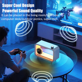 Wholesale portable Transparent LED Bluetooth speaker, Wireless Bluetooth Speaker led lights/lamp