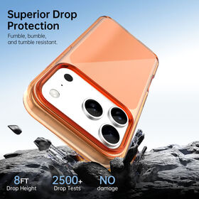 Coque Premium pour iPhone 17 Pro Max avec Lanière, Hybride PC+TPU, Antichoc, Anti-Rayures, Élégante, Anti-Jaunissement et Magnétique
